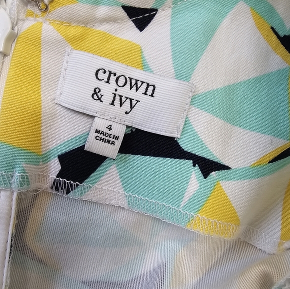 Umbrella Patterned Sleeveless Dress Crown And Ivy 4 - Picture 4 of 4